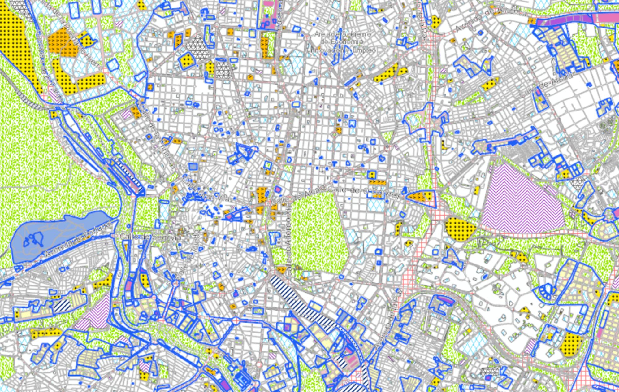 satelite madrid zonas verdes